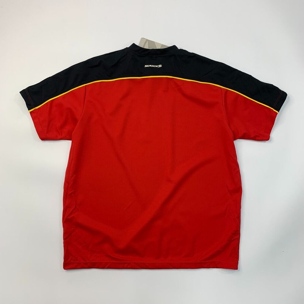 Vintage Sugoi Pipe Tech Shirt Mens S Small Red Short Sleeve Coretech Cycling - Picture 8 of 10